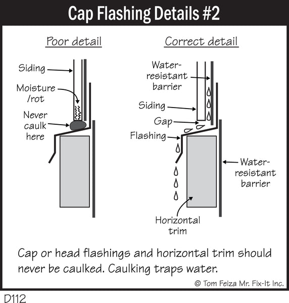 D112 - Cap Flashing Details #2