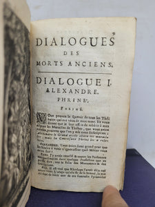 Oeuvres diverses de M. de Fontenelle, comprising of: Nouveaux Dialogues des morts; Entretiens sur la Pluralite des Mondes; and Histoires des Oracles, 1721