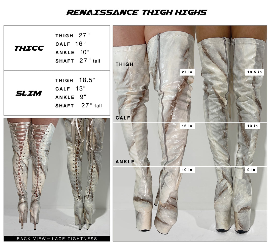 Thigh High Size Chart