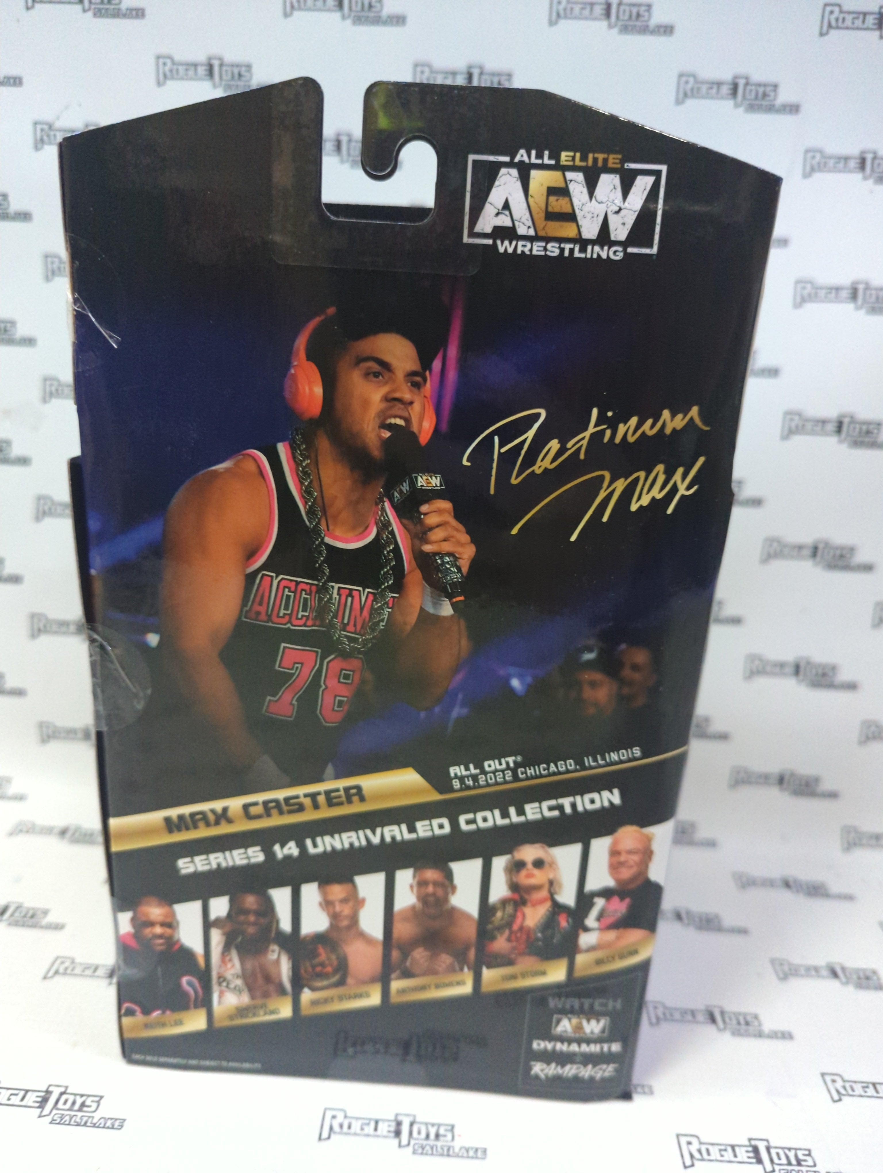 Jazwares AEW Unrivaled Collection Series  14 Max Caster