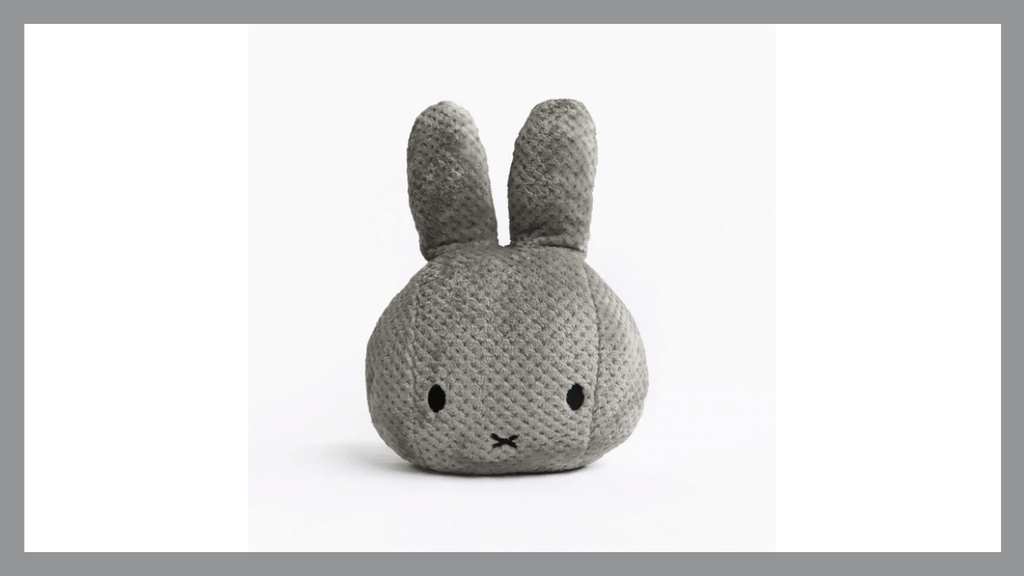 Pantone Colors of the Year for 2021 Ultimate Gray and Illuminating Miffy Head Cushions By OKCAN