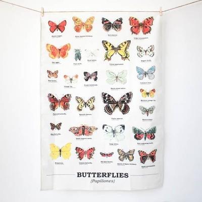 Tea Towel: Multi Butterflies