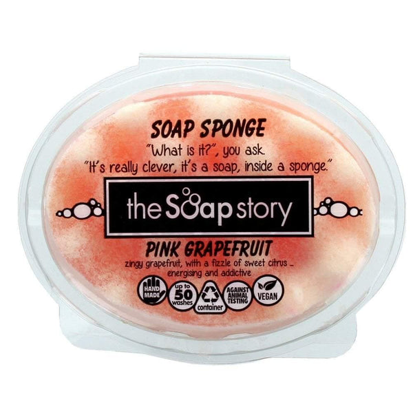 The Soap Story Pink Grapefruit Soap Sponge