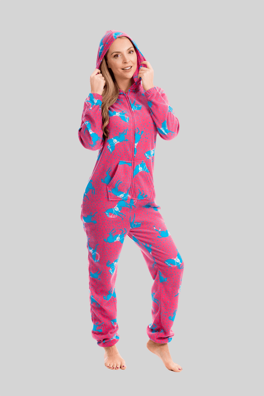 Women's Sloth Snuggle Teddy Fleece Pyjama Set, Ladies Cosy Nightwear –  OLIVIA ROCCO