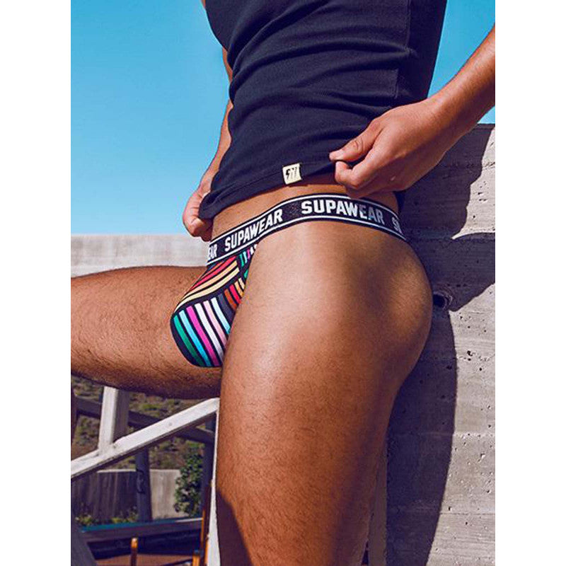 SUPAWEAR POW BRIEF UNDERWEAR RAINBOW – AlphaMaleUndies