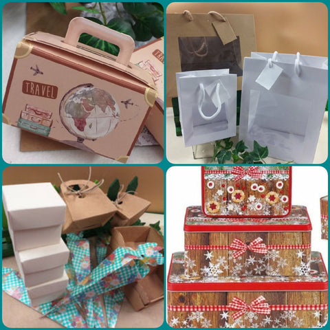 borse scatoline shopper mini sportine articoli materiali per packaging confezionamento idee regalo bomboniere fai da te