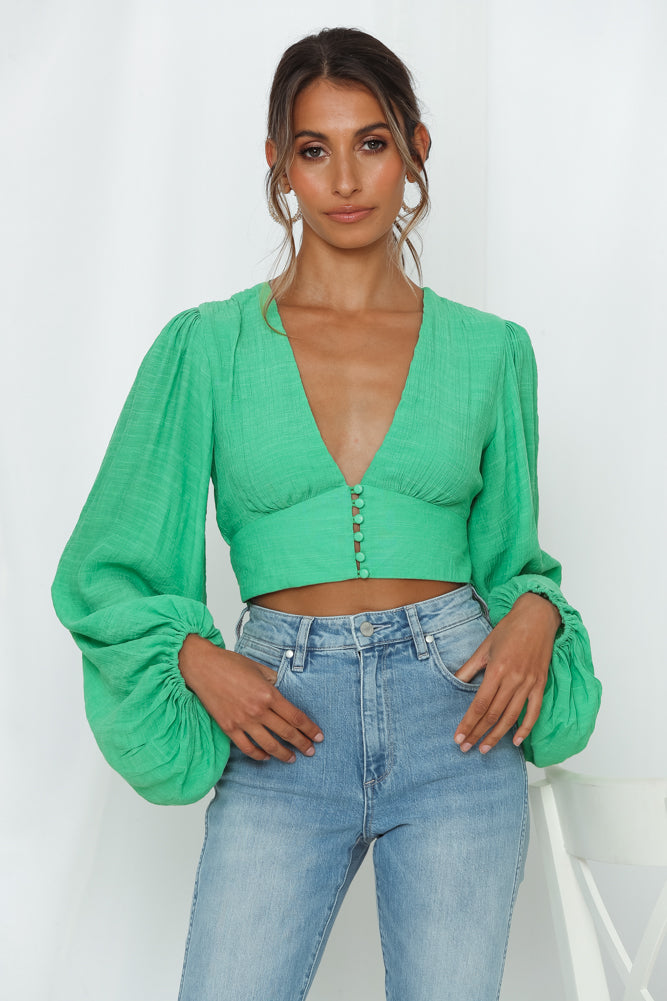 Agyness Top Green | Hello Molly