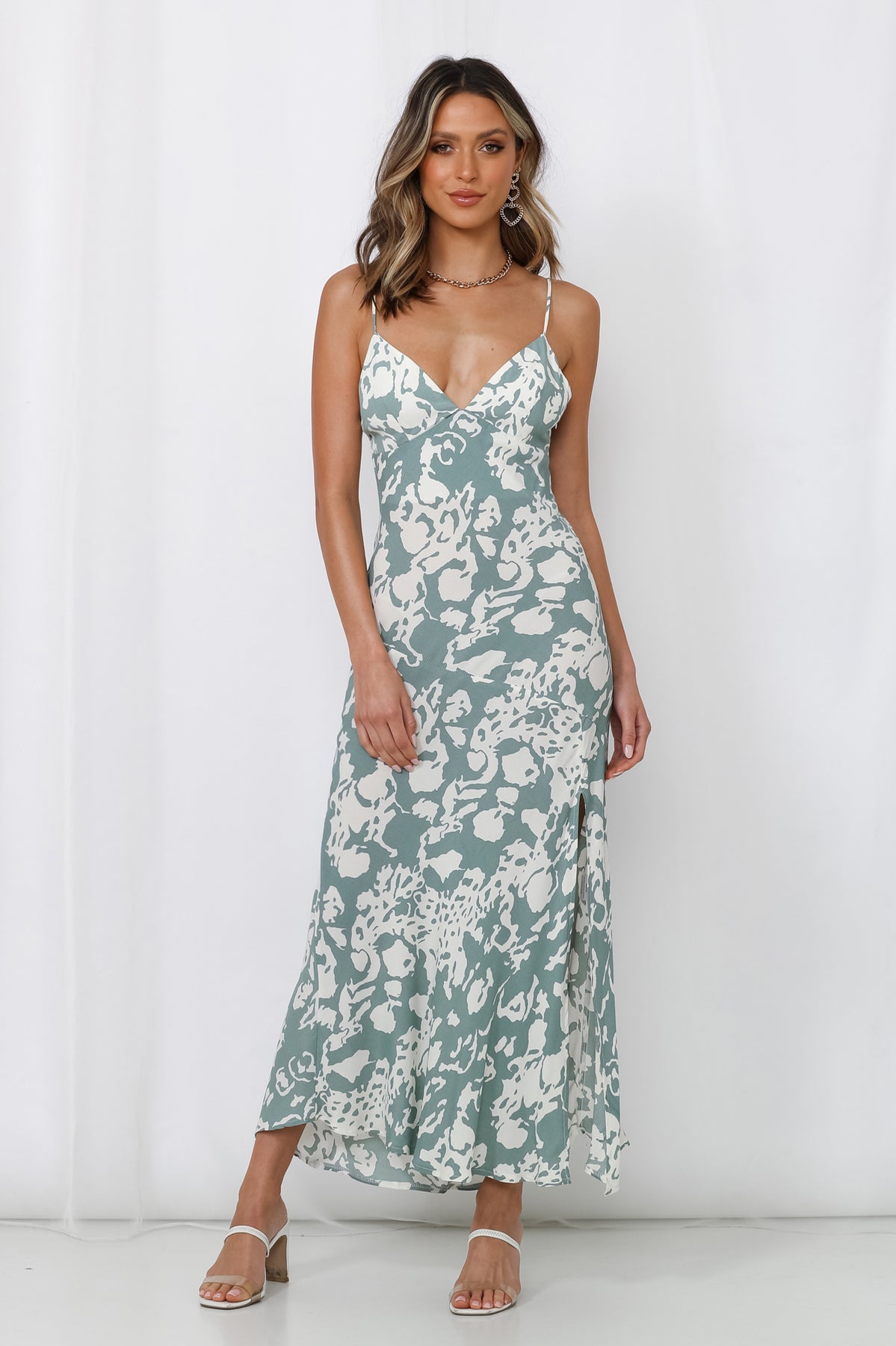 Bridal Party Midi Dress Sage | Hello Molly