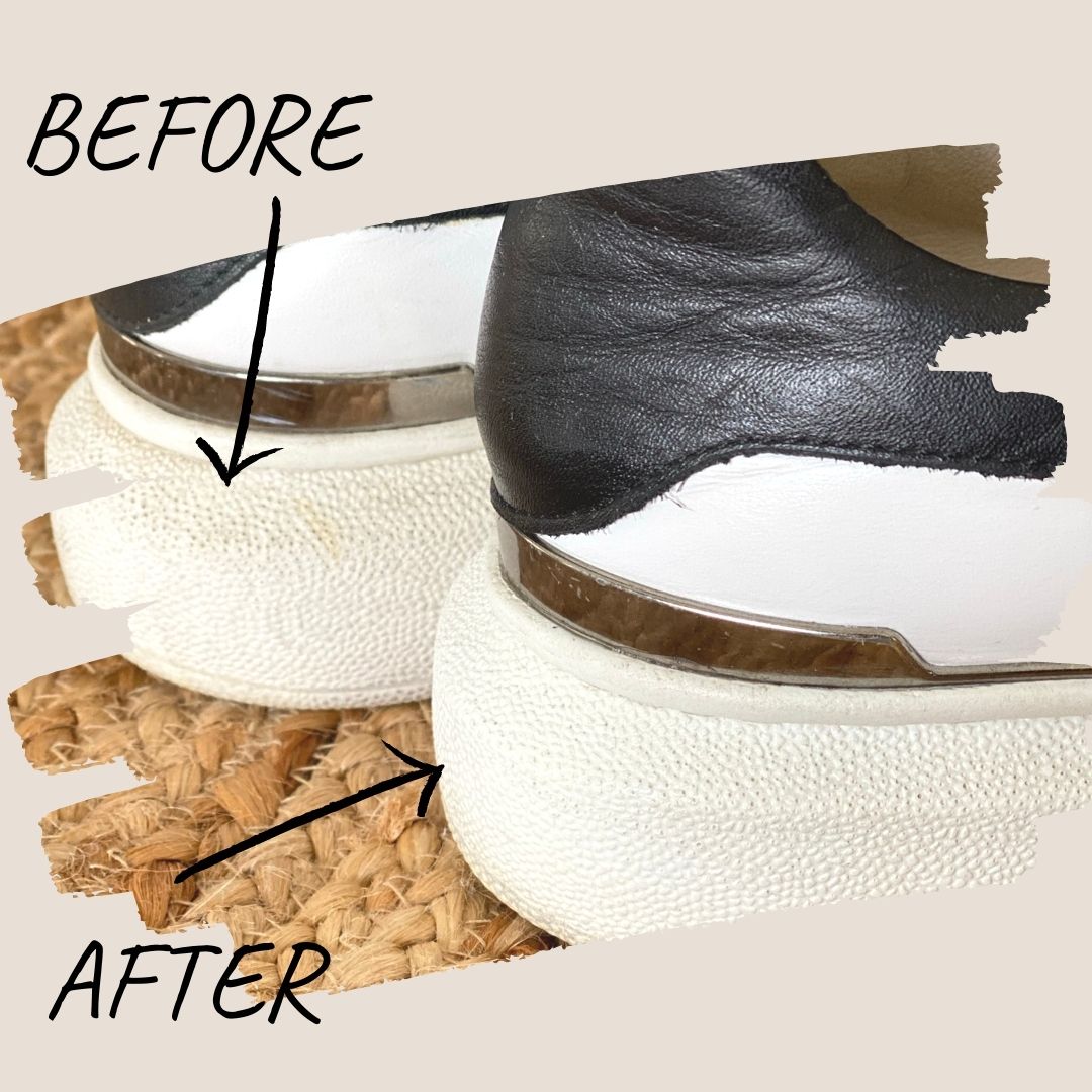 how to clean white soles on jordans