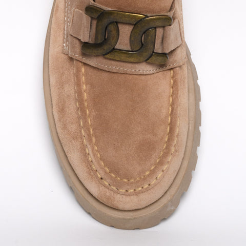Rae loafer in Dusty Pink Suede is beautifully soft
