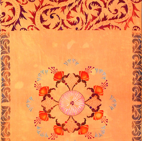 Stenciled Textile Mandala, April Sproule