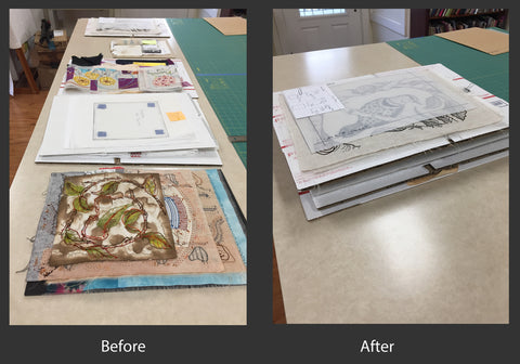 Project Organization before and after by April Sproule