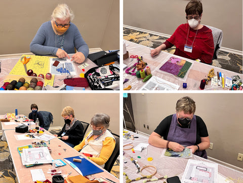 Japanese Boro inspired Stitching workshop with April Sproule at Craft Napa 2022