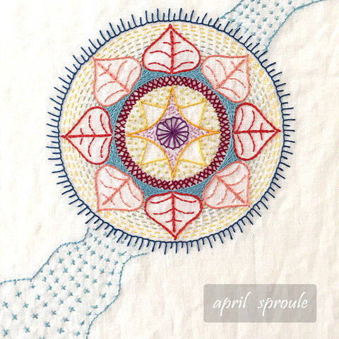 Contemporary Hand Embroidery workshop by April Sproule.