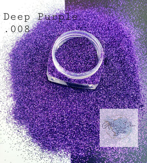 Deep Purple fine glitter .008