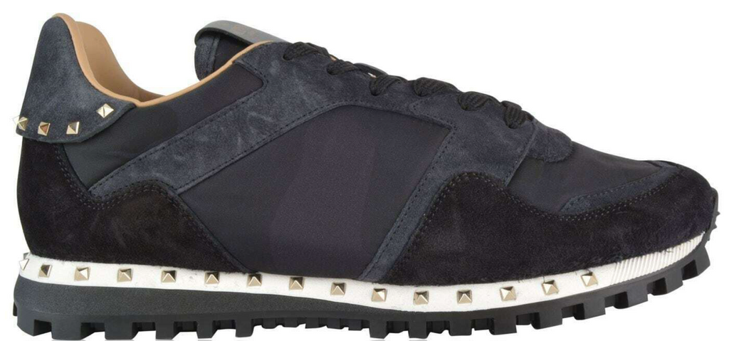 valentino black camo trainers