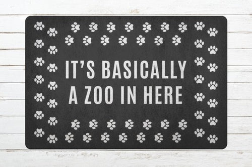 Funny Dog Cat Door Mat