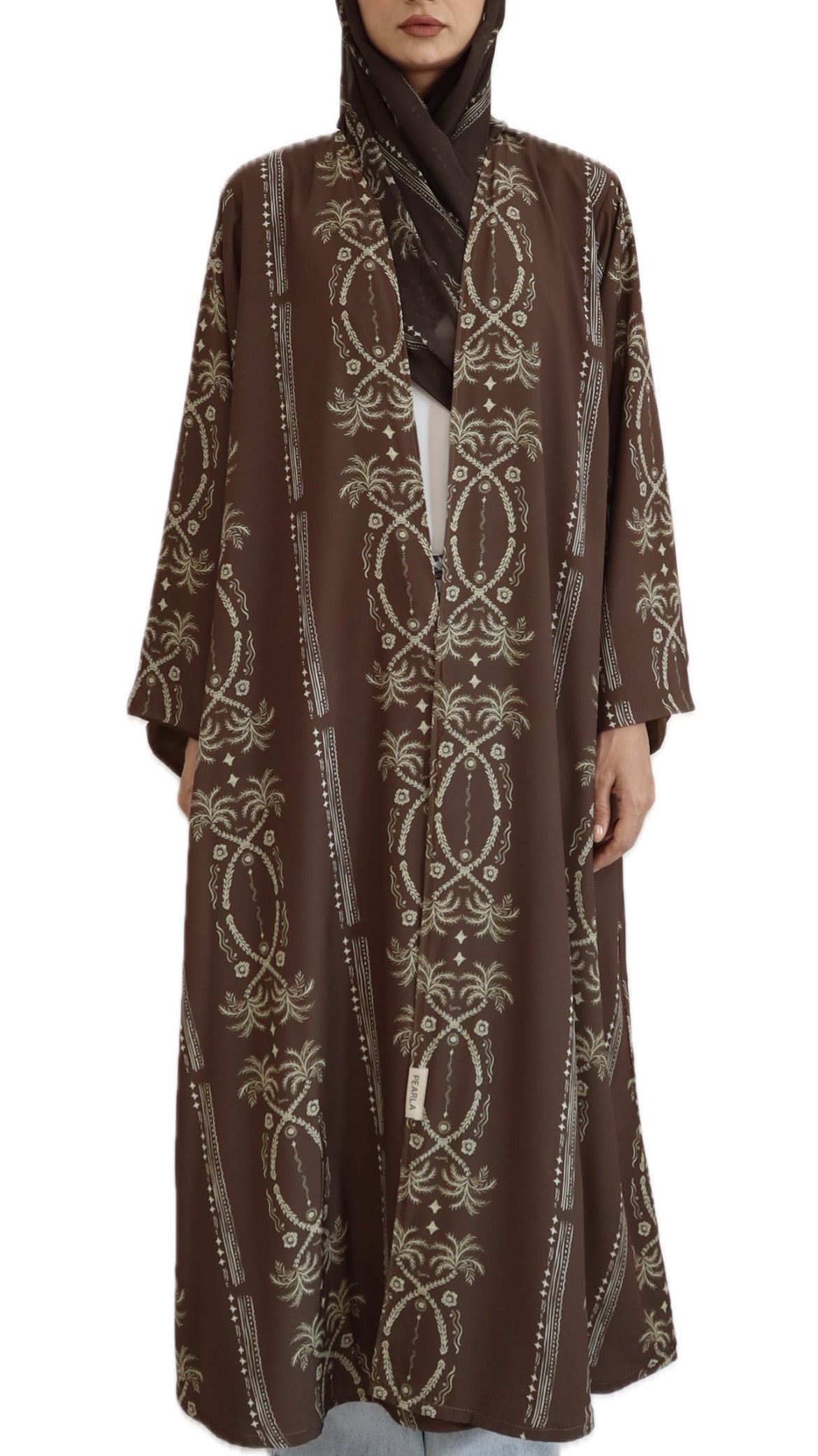 Palm Whisper Abaya - Pearla product image