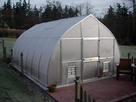 A well-maintained Riga greenhouse