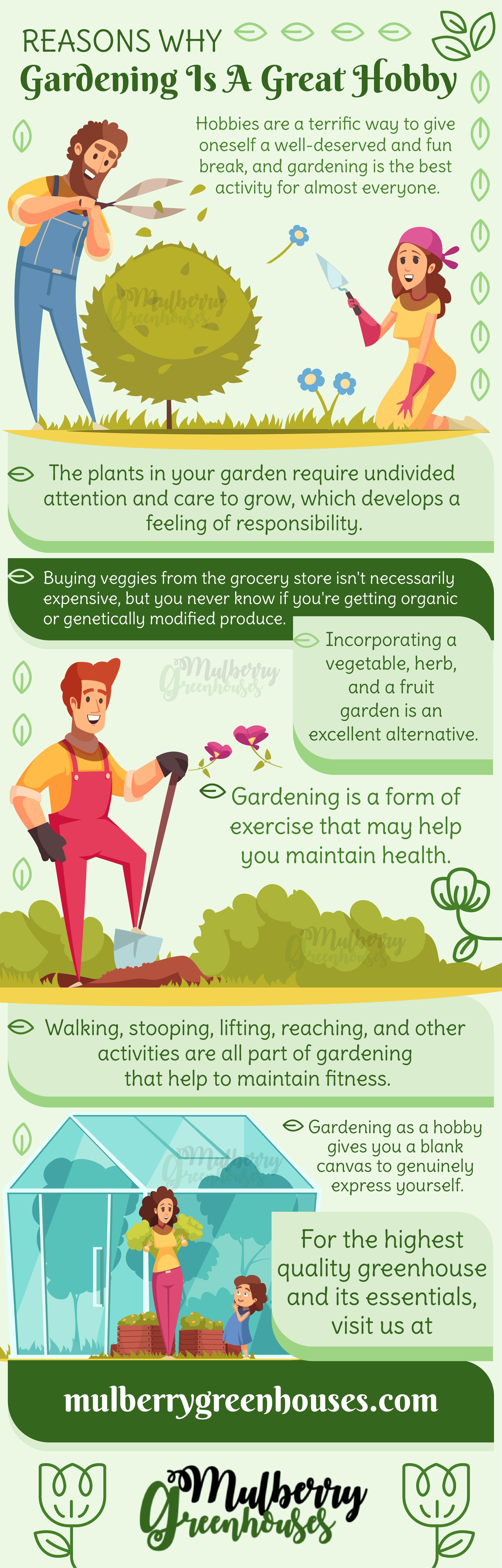Reasons Why Gardening Is A Great Hobby - Infograph