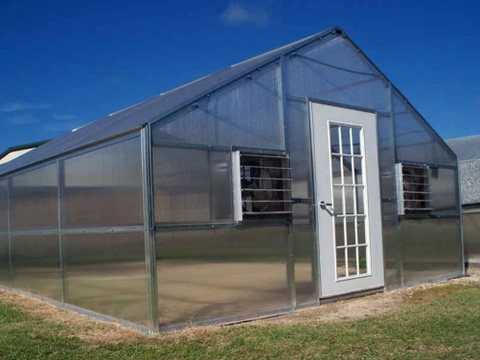 A large Riverstone commercial greenhouse