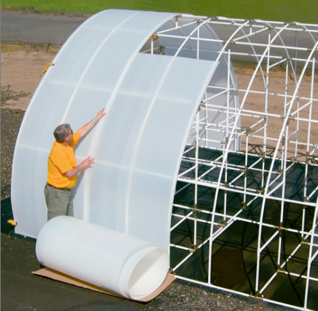 Solexx polycarbonate greenhouse covering