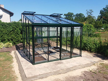 Exaco Janssens Modern M36 Greenhouse 10ft x 20ft – Mulberry Greenhouses