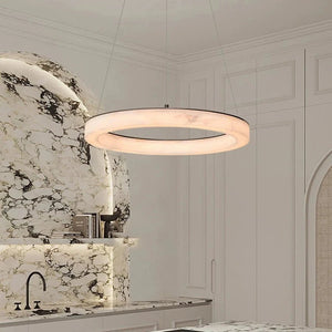 Luxury Round Marble Chandelier - Lighting Homei