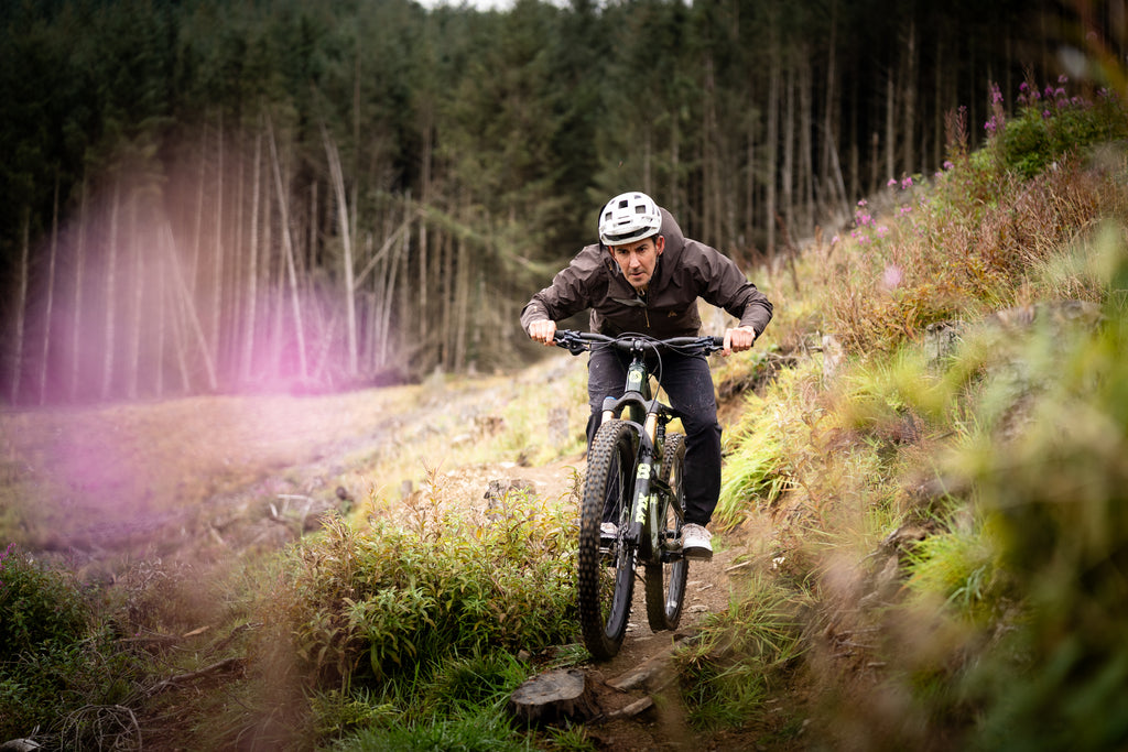 Neil riding Wolferine at the Golfie in the 7mesh Grit Pant