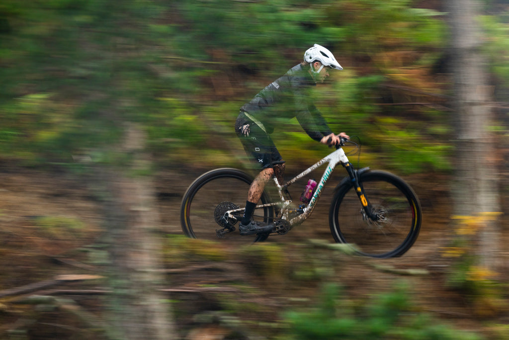 Mark Scott riding Santa Cruz Tallboy