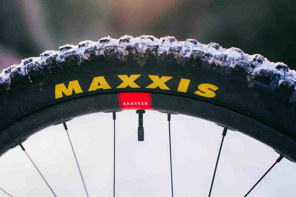 Maxxis tyres front and back for Andy on his Nomad