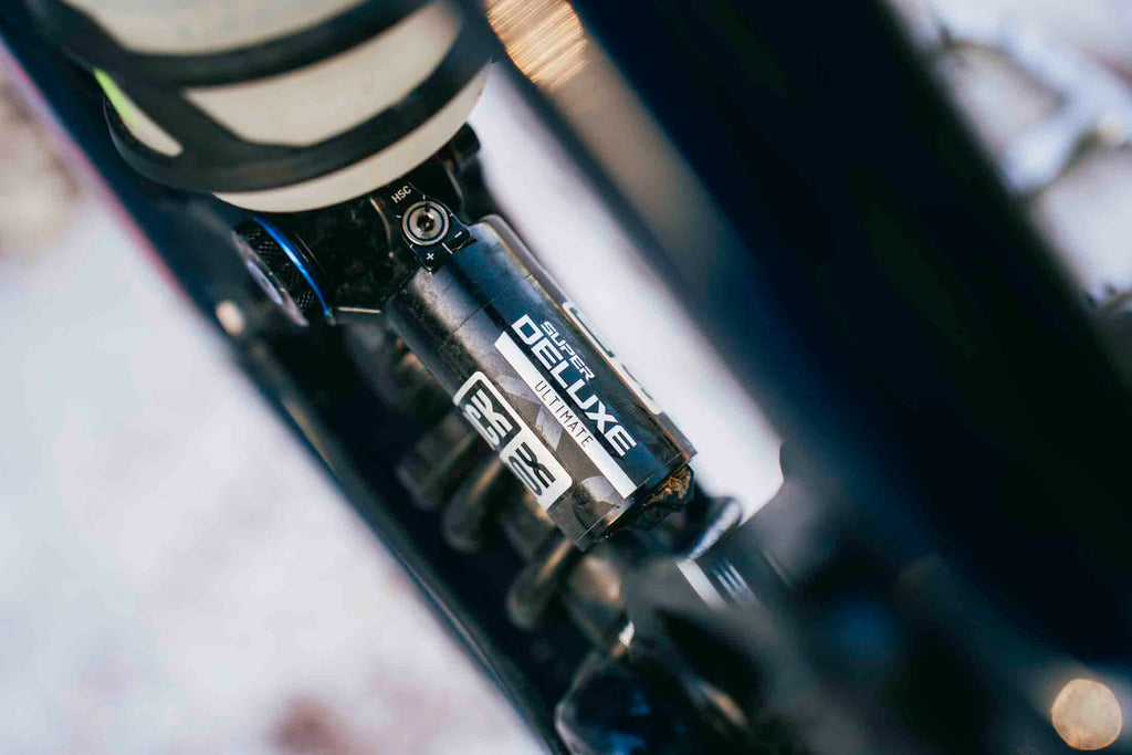 Rockshox Super Deluxe Ultimate Coil rear shock for Andy on his Nomad