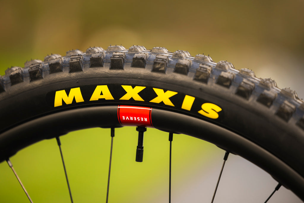 Maxxis DH Tire on Reserve HD