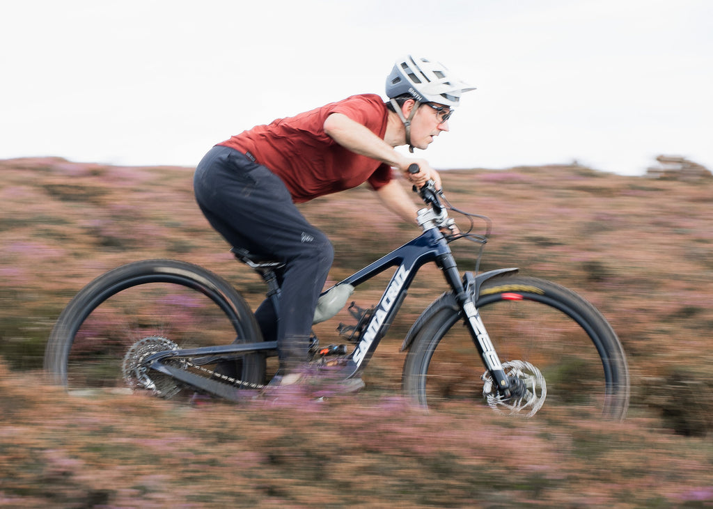 Neil riding the Golfie on his Megatower custom build