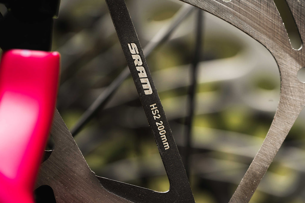 SRAM HS2 200mm rotors front and back on Polly's Juliana Roubion