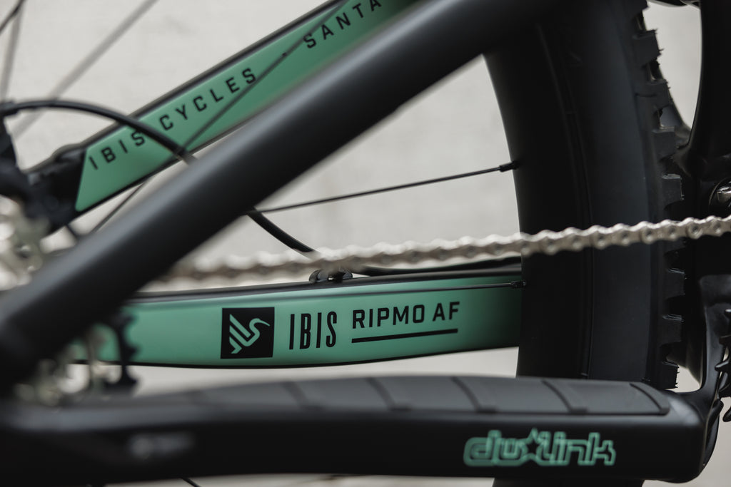 Ripmo AF rear triangle and new Ibis Branding