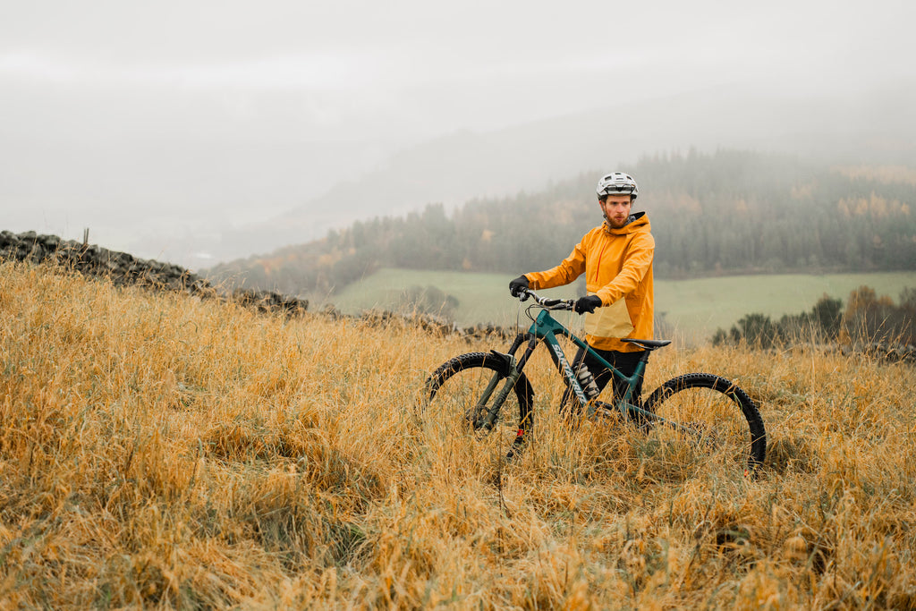 Matthew with his V3 Hightower in the Tweed Valley