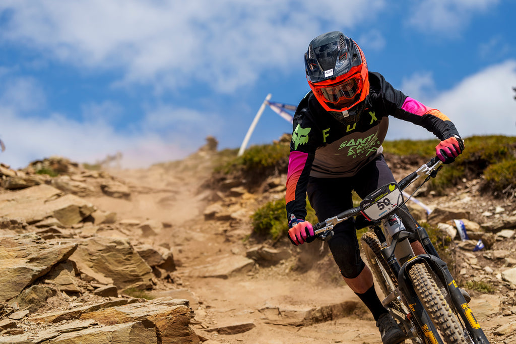 Mark Scott racing the Enduro World Cup in Leogang