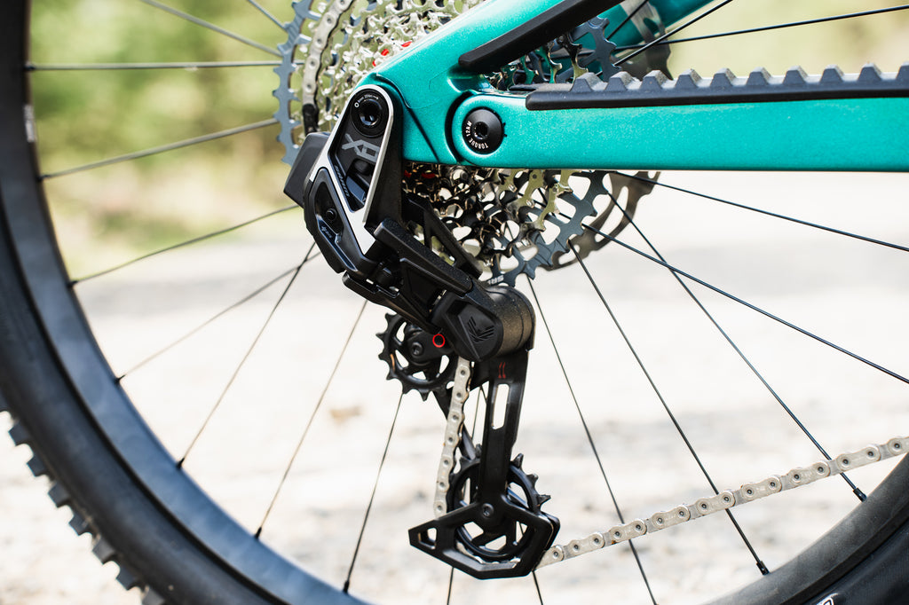 SRAM X0/GX mix Transmission on the Nukeproof Factory spec bikes