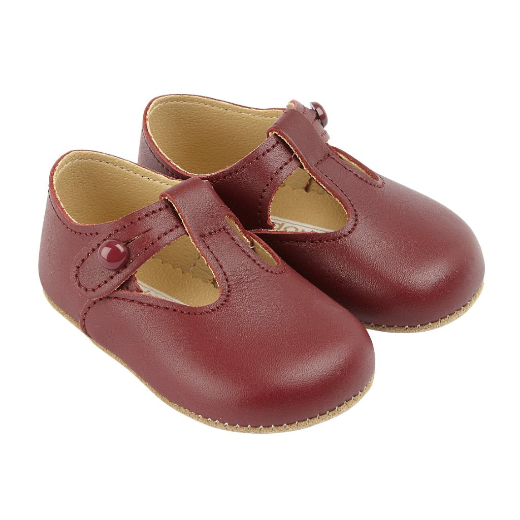 burgundy shoes for toddlers