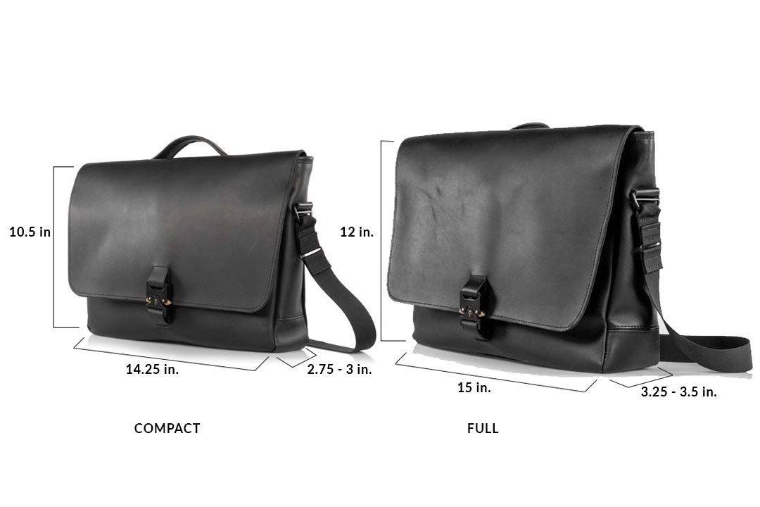 Black Leather Laptop Bag - Single Zipper Compartment - Status Co. – Status  Co. Leather Studio