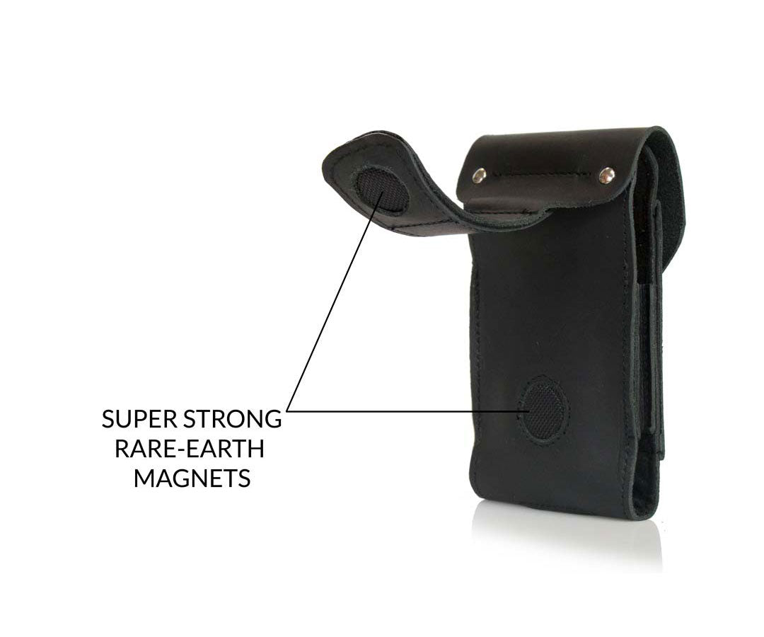 Horizontal Dual Phone Holster Pouch Case for Two Phones, Nylon Double  Decker Belt Clip Case for iPhone 13 / XS , for iPhone XR