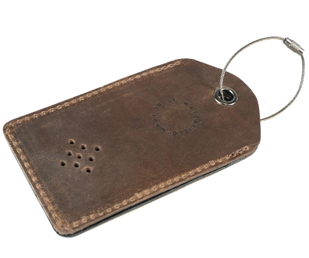 AirTag Leather Luggage Tag