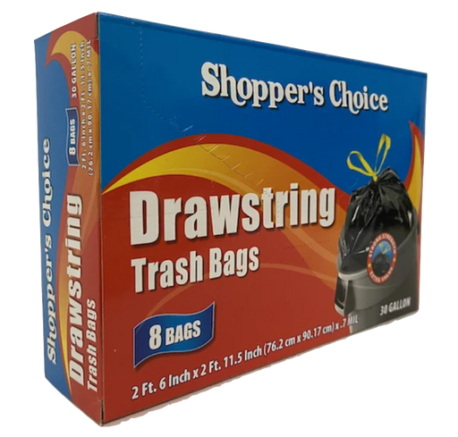 Glad Tall Kitchen Drawstring Trash Bags, ForceFlexPlus, 13 Gallon Whit —  Syessa