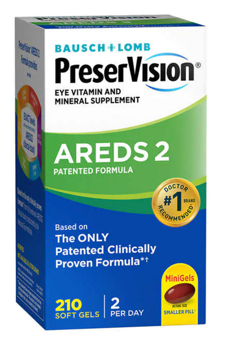 areds2 formula 210 soft gels