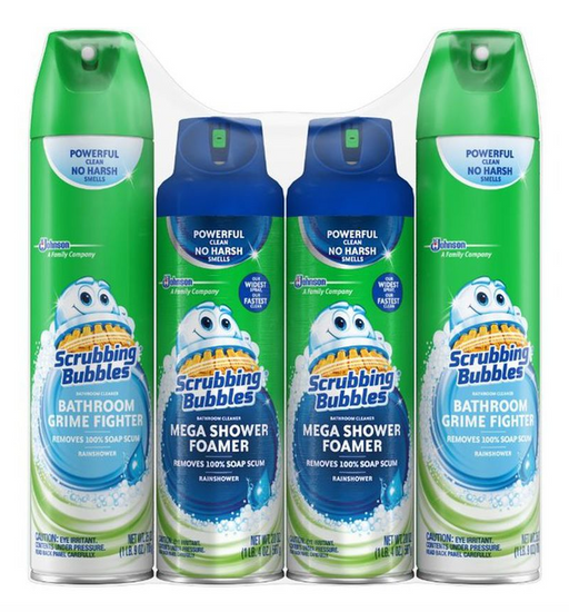 Scrubbing Bubbles Bathroom Cleaner, 4 pk./25 oz.