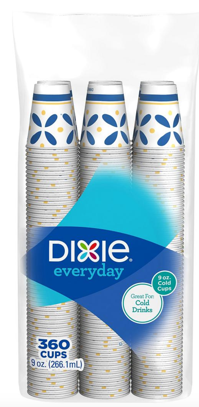 dixie paper cups 9 oz