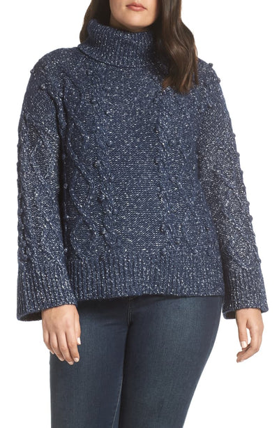 Kate Spade Womens Marled Cable Knit Sweater - TopLine Fashion Lounge