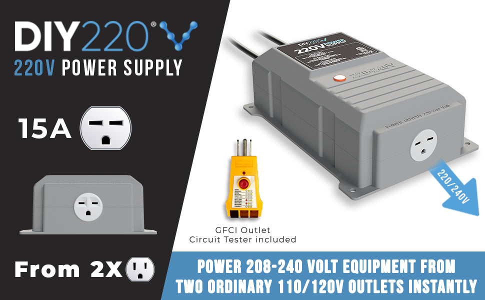 DIY220 Krieger Quick Connect Power Supply