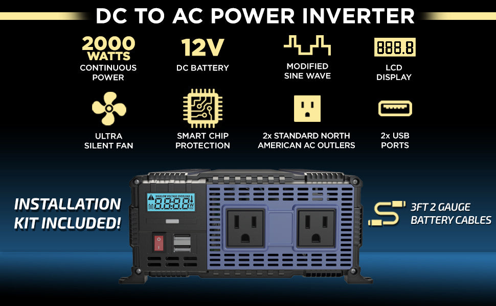 2000 watt power inverter powerbright